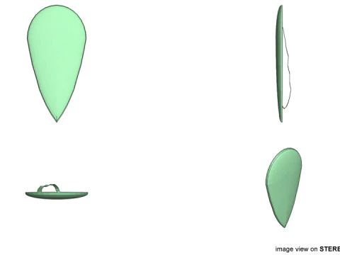 Personal Armor Shield - Medieval Kite 3D Model
