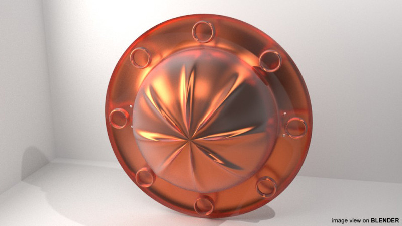 Personal Armor Shield - Medieval Langobard Modello 3D .c4d .max .obj .3ds .fbx .stl .blend 