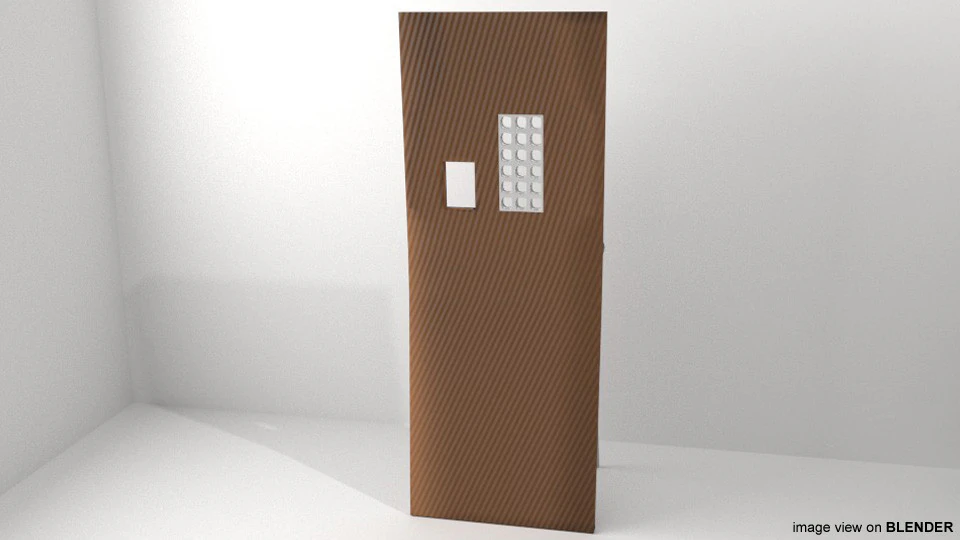 Personal Armor Shield - Medieval Pavise 3D Model .c4d .max .obj .3ds .fbx .stl .blend 