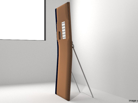 Personal Armor Shield - Medieval Pavise 3Dモデル