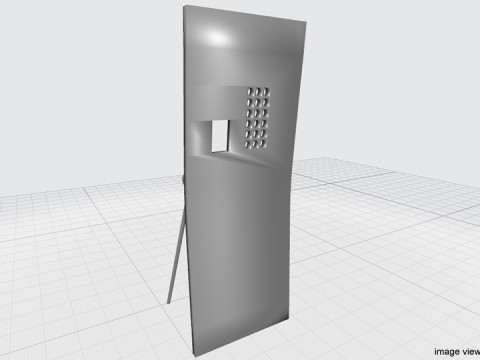 Personal Armor Shield - Medieval Pavise 3Dモデル