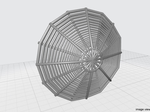Personal Armor Shield - Ancient Rattan Shield 3D Model