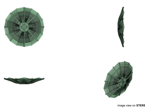 Personal Armor Shield - Ancient Rattan Shield 3D Model