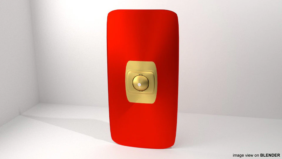 Personal Armor Shield - Ancient Roman Shield 3D Model .c4d .max .obj .3ds .fbx .stl .blend 