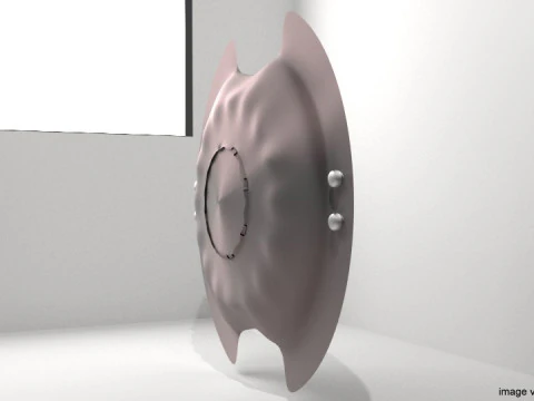 Personal Armor Shield - Ancient Spartan Shield 3D Model