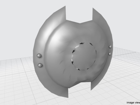 Personal Armor Shield - Ancient Spartan Shield Modelo 3D