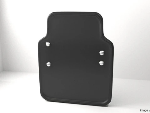 Kişisel Zırh Kalkanı - Modern Balistik Kalkan 3D Model