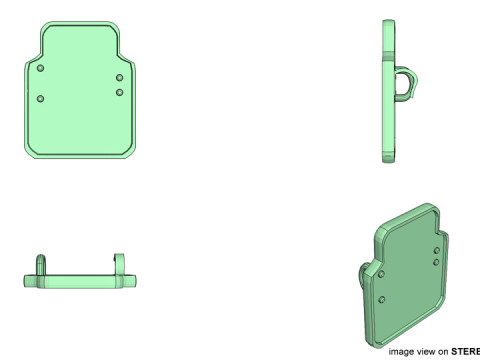 Personal Armor Shield - Modern Ballistic Shield 3D Модель