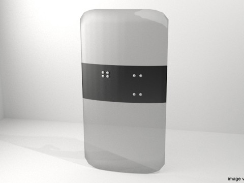 Personal Armor Shield - Modern Riot Shield 3D 模型