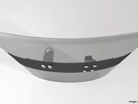 Personal Armor Shield - Modern Riot Shield 3D Model