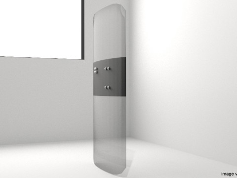 Personal Armor Shield - Modern Riot Shield Modelo 3D
