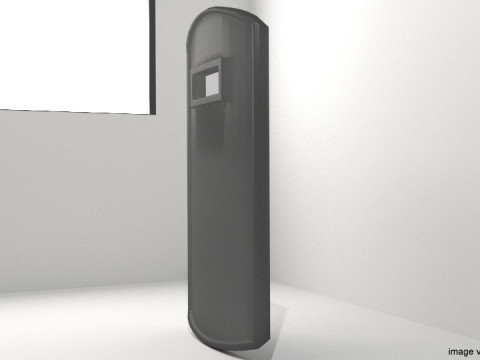 Personal Armor Shield - Modern Swat Shield 3D Model