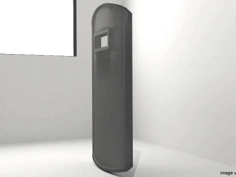 Personal Armor Shield - Modern Swat Shield 3D Model
