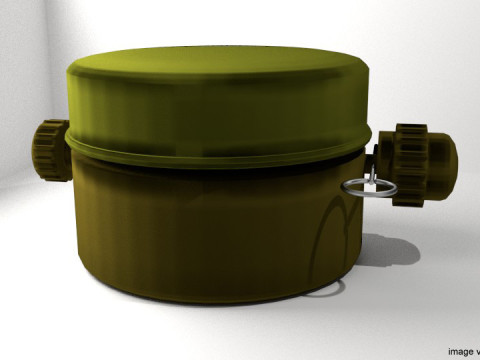 Landmine - Blast mines Anti-Personnel 3D-Modell