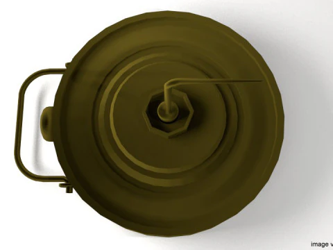 Landmine - Blast mines Anti-Vehicle 3D Model