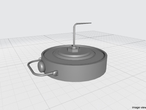 Landmine - Blast mines Anti-Vehicle 3Dモデル