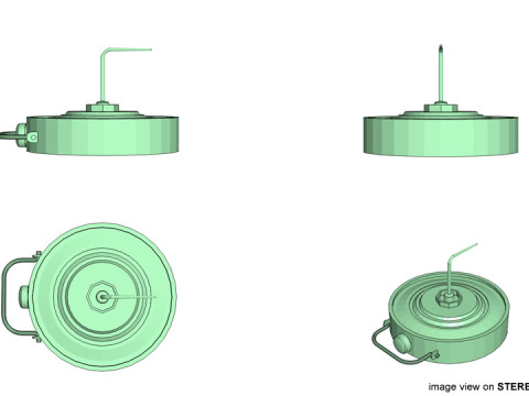 Landmine - Blast mines Anti-Vehicle 3Dモデル