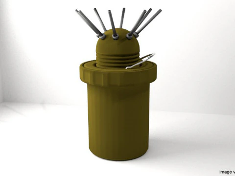 Ranjau Darat - Ranjau Pembatas Model 3D