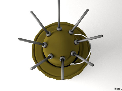 Landmine - Bounding Mines Modèle 3D
