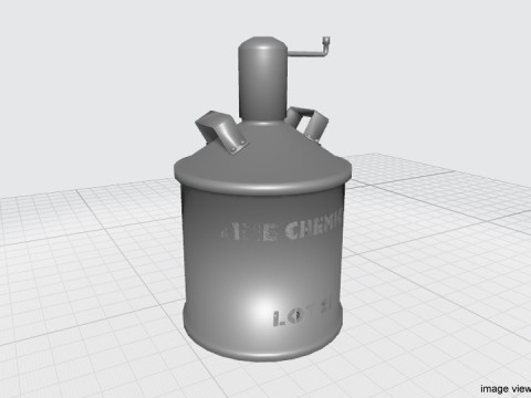 Landmine - Chemical mines Modelo 3D