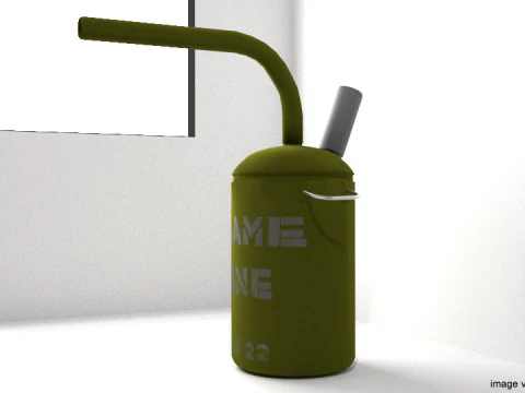 Landmine - Flame Mines 3D Model