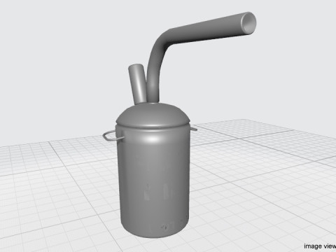 Landmine - Flame Mines Model 3D