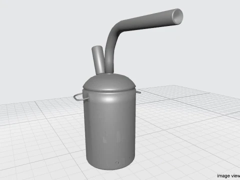 Landmine - Flame Mines 3D Model