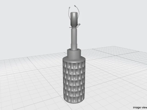 Landmine - Fragmentation Anti-Personnel 3D Model