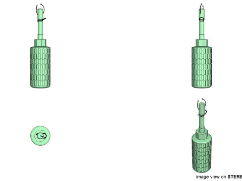 Landmine - Fragmentation Anti-Personnel 3D Model