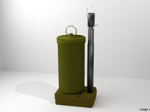 Landmine - Fragmentation Anti-Vehicle 3Dモデル