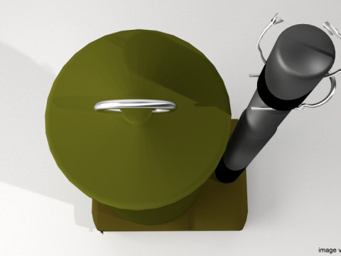 Landmine - Fragmentation Anti-Vehicle 3D 模型