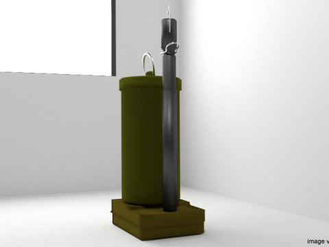 Landmine - Fragmentation Anti-Vehicle 3D 模型