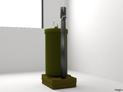 Landmine - Fragmentation Anti-Vehicle 3D Model