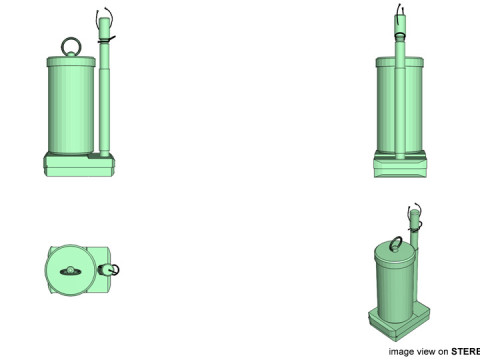 Landmine - Fragmentation Anti-Vehicle 3D 模型