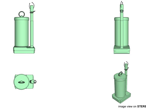 Landmine - Fragmentation Anti-Vehicle 3D Model