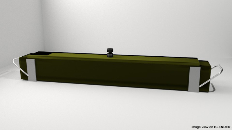 Landmine - Full width mines 3D-Modell .c4d .max .obj .3ds .fbx .stl .blend 