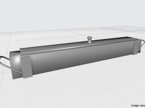 Landmine - Full width mines 3D-Modell