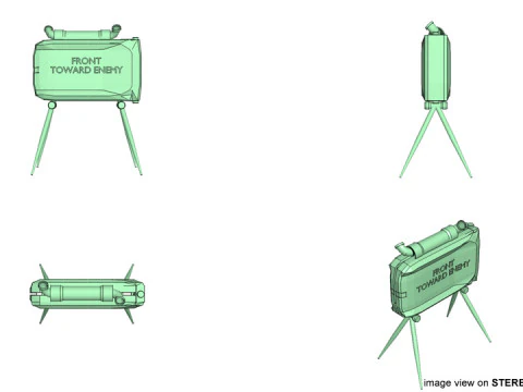 Landmine - Claymore 3D Model