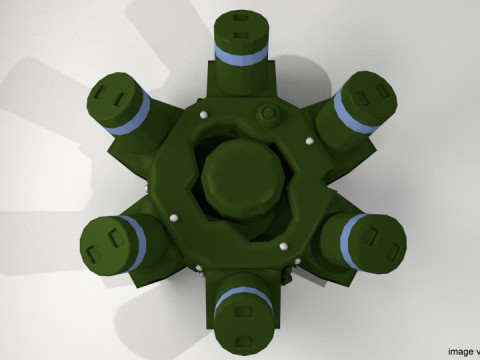 Landmine - Wide Area AT mine 3D Модель