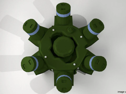 Landmine - Wide Area AT mine 3D Model