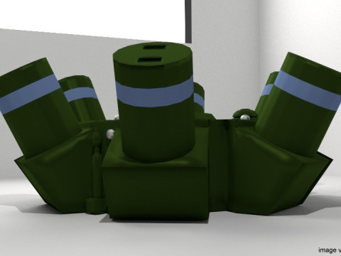 Landmine - Wide Area AT mine 3D Модель