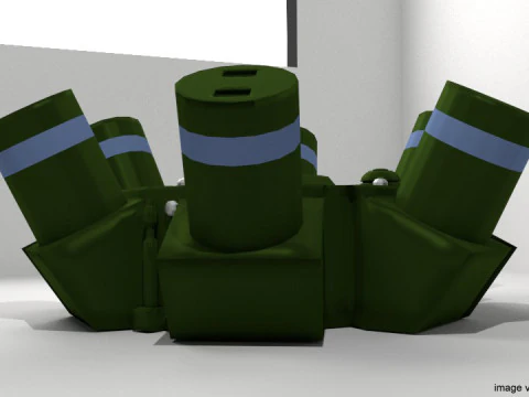 Landmine - Wide Area AT mine 3D Model