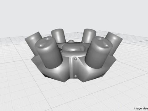 Landmine - Wide Area AT mine 3D Model