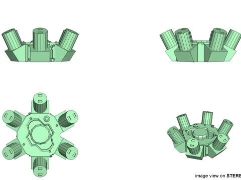 Landmine - Wide Area AT mine 3D Model