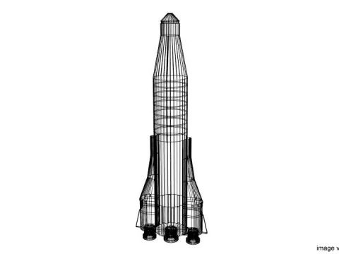 Rocket Missile - Atlas 3D Model