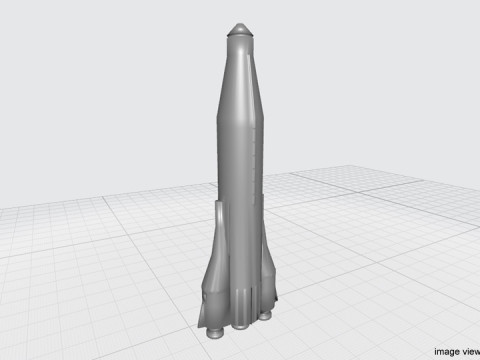 Rocket Missile - Atlas 3D Модель