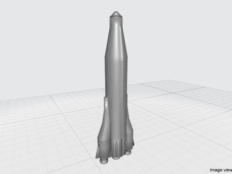 Rocket Missile - Atlas 3D Model