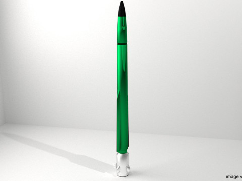 Rocket Missile - buk-1M 3D Model