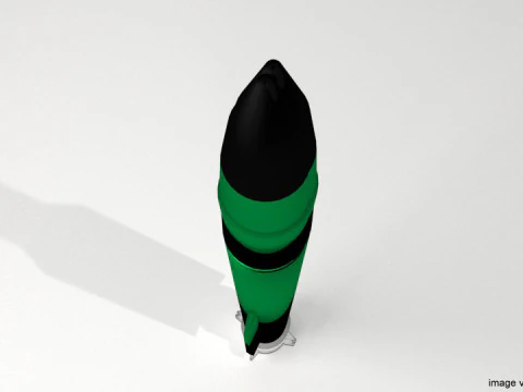Rocket Missile - buk-1M 3D Model