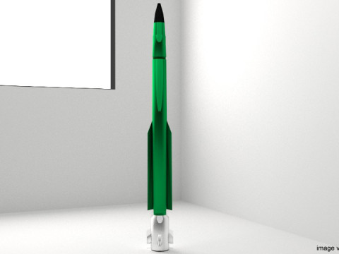 Rocket Missile - buk-1M 3D 모델